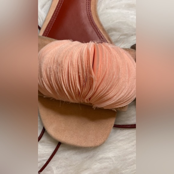 Mercedes Castillo Leather Sandals - Pink Sandals, Shoes - Picture 5 of 11